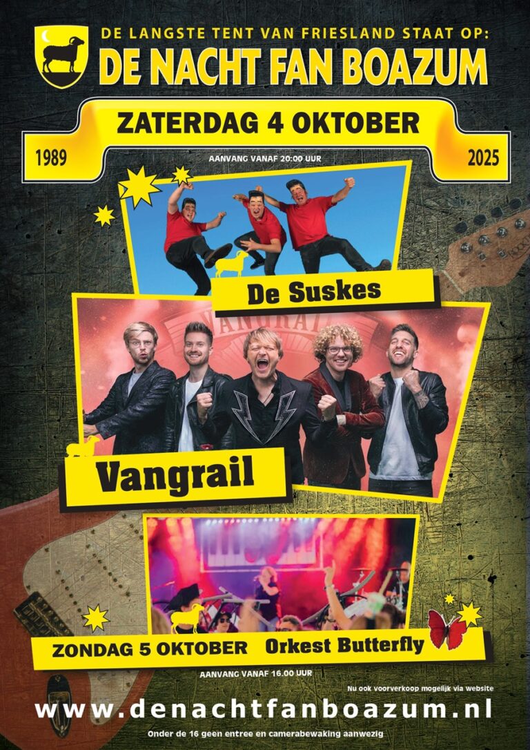 Nacht fan boazum zaterdag 4 en 5 oktober Large